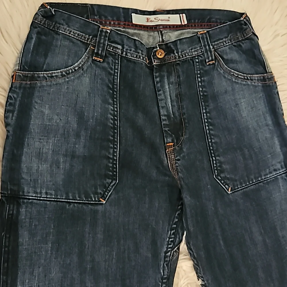 Ben Sherman Dark Wash Jeans Size 34x32 Amazing Condition